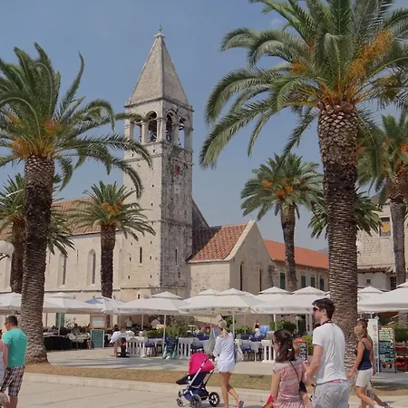 Heated Swimming Pool, Stunning Sea View Terrace A9 Apartment Trogir