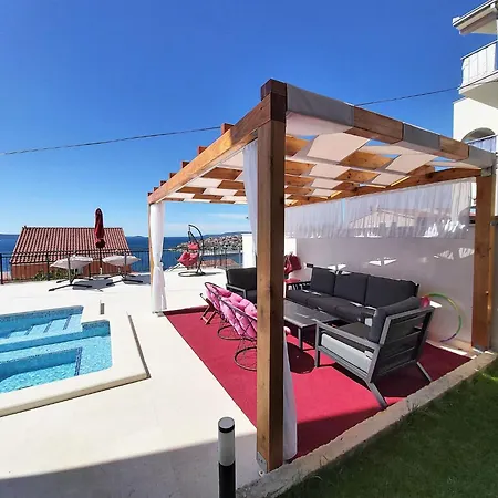 Heated Swimming Pool, Stunning Sea View Terrace A9 Trogir