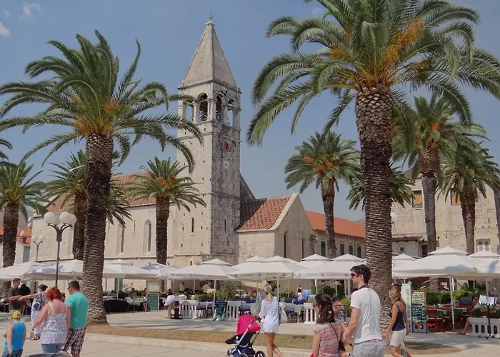 Heated Swimming Pool, Stunning Sea View Terrace A9 Appartement Trogir